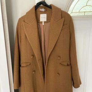 Camel Peacoat Trenchcoat